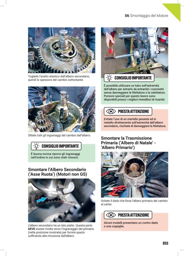 Manuale d'officina completo motori Vespa Wideframe - immagine 6